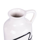 Vaso con Viso 10,7x9,1x20,3 cm  in Ceramica VdE Tivoli 1996 Vis a Vis