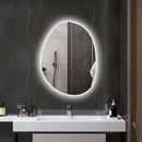 Specchio da Bagno 80x5x60 cm Illuminato a LED 3 Tonalità in Vetro Temperato Argento  