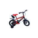 Bicicletta per Bambini 16" con borraccia e telaio in acciaio Rosso