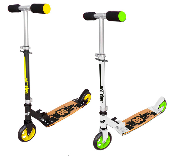 acquista Monopattino 2 Ruote Pieghevole per Bambini Ruote 145 mm Nero o Bianco