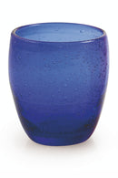 Set 6 Bicchieri Ø7,3x10 cm in Vetro Soffiato Villa d'Este Home Tivoli Acapulco Blu