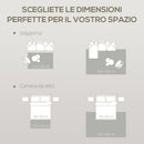 Tappeto Moderno Antiscivolo 230x160x0,7 cm Linee Geometriche in Poliestere Grigio  