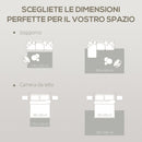 Tappeto Moderno Antiscivolo 230x160x0,7 cm Linee Geometriche in Poliestere Grigio  