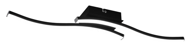 Plafoniera da Interno a LED SMD in Metallo Nero Opaco prezzo