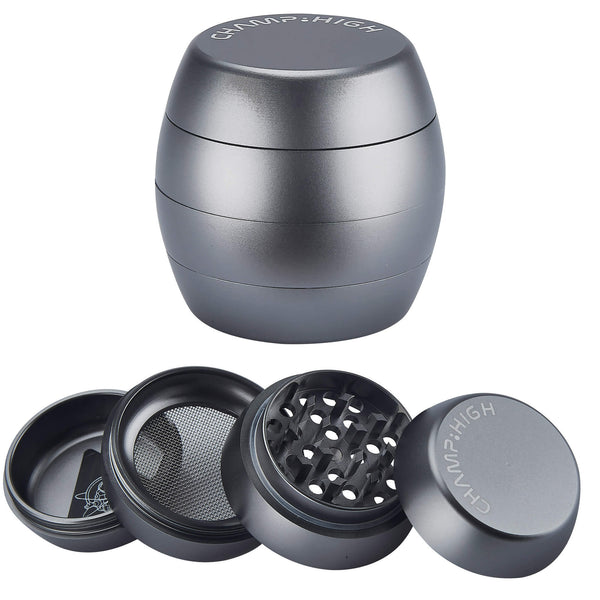 Grinder Ø40 mm 4 Livelli per Spezie Erbe e Tabacco Argento sconto