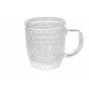Set 6 Tazzine da Caffè Ø6x7 cm in Vetro Trasparente VdE Tivoli 1996 Geometrie