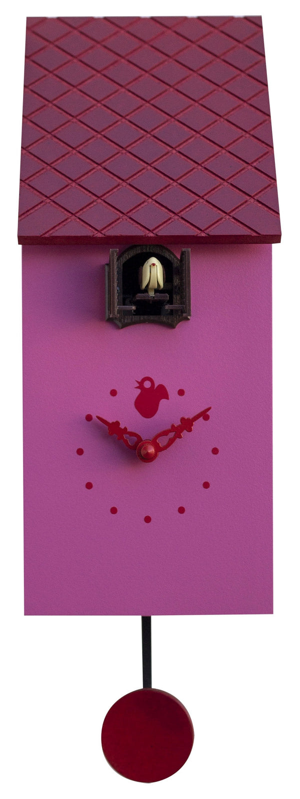 sconto Orologio a Cucù da Parete 13x30x12 cm Pirondini Italia Portofino Viola Erika