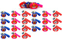 Set 24 Portamonete per Bambini in Silicone Paw Patrol Rosa Blu e Rosso