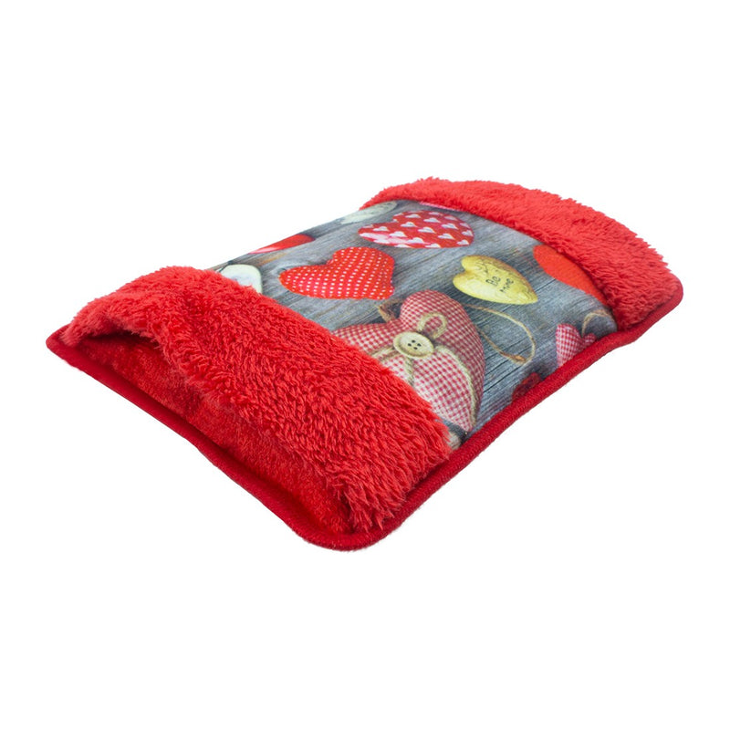 Borsa Acqua Calda Elettrica Scaldamani Ricaricabile Rosso