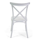 Sedia 47x51xh90 cm in Plastica Cross Bianco