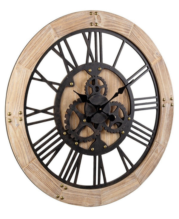acquista Orologio da Parete  Ø80x5 cm in Legno Ticking