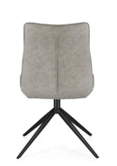 Set 2 Sedie 50x64x86h cm Jordan Pu Tortora 