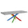 Tavolo Allungabile 180/284x90x77 cm Volantis Premium Cemento