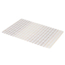 Set 6 Tovagliette 45x30x0,1 cm  in PVC VdE Tivoli 1996 Charleston Bianco e Oro