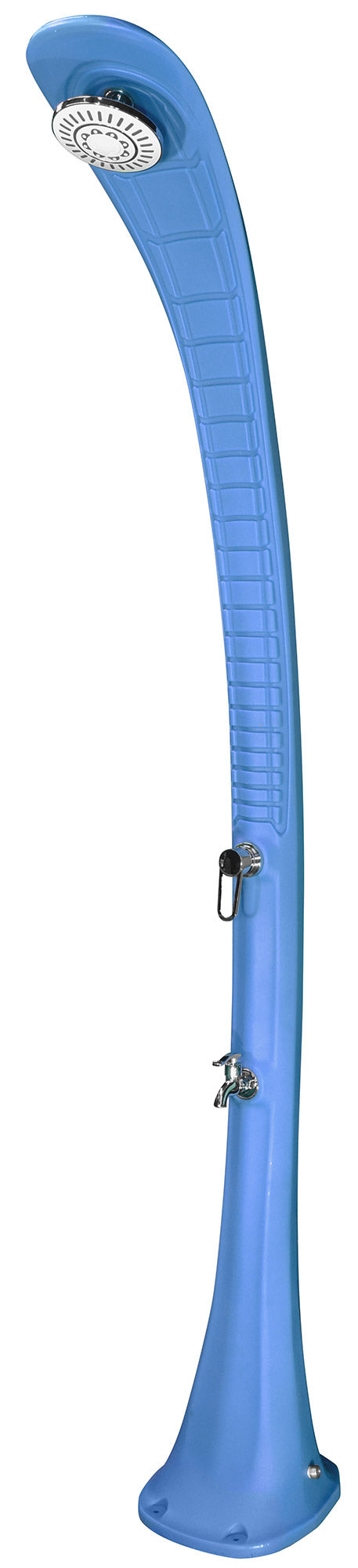 Doccia Solare da Giardino 32L Miscelatore e Lavapiedi Blu sconto
