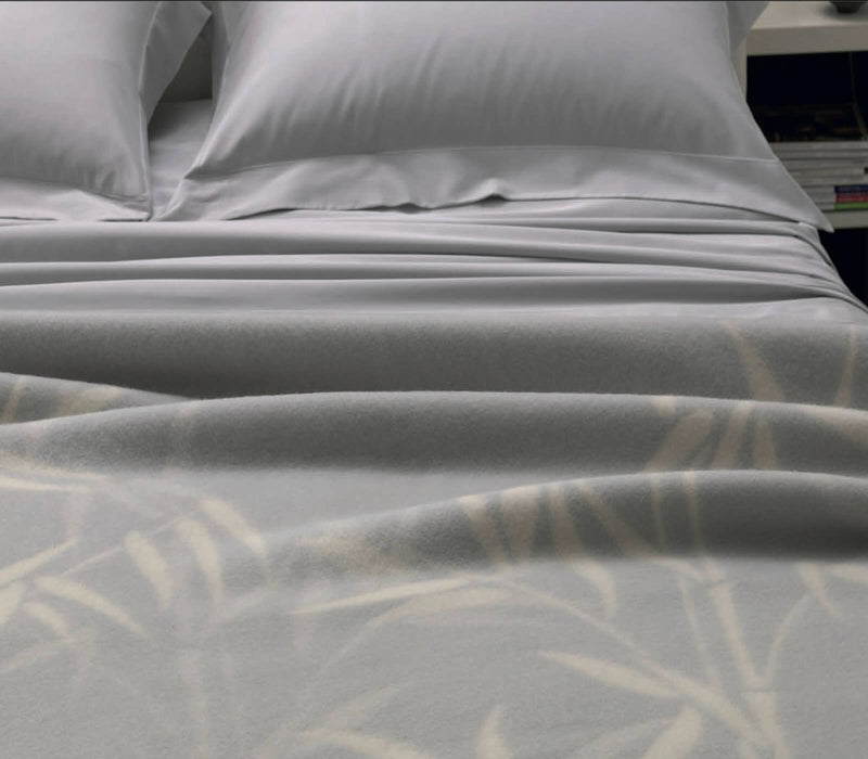 Coperta Pura Lana Doubleface 450 gr/mq Parker Grigio Varie Misure