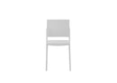 Set 4 Sedie Venus 52,5x55x81 cm in Polipropilene Bianco       