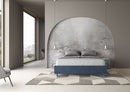 Letto Matrimoniale Azelia Blu Varie Misure