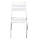 Sedia 50x54xh87 cm in Metallo Rovigo Bianco