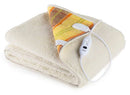 Coperta Termica Elettrica 1 Piazza e Mezzo in Lana 100% Scaldaletto Maxi Scozzese