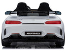 Macchina Elettrica per Bambini 2 Posti 24V con Licenza Mercedes GTR AMG Bianca