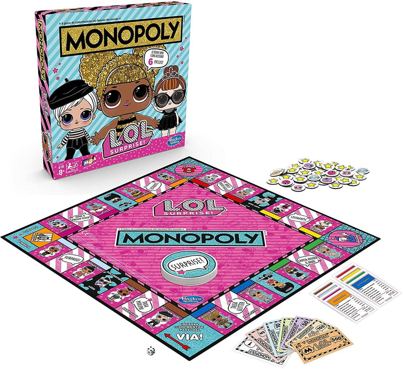 Monopoly Edizione L.O.L.! Surprise Hasbro Gaming