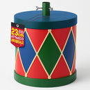 Base Albero di Natale Tamburo 22x23 cm Attacco Universale Decorazione Natalizia