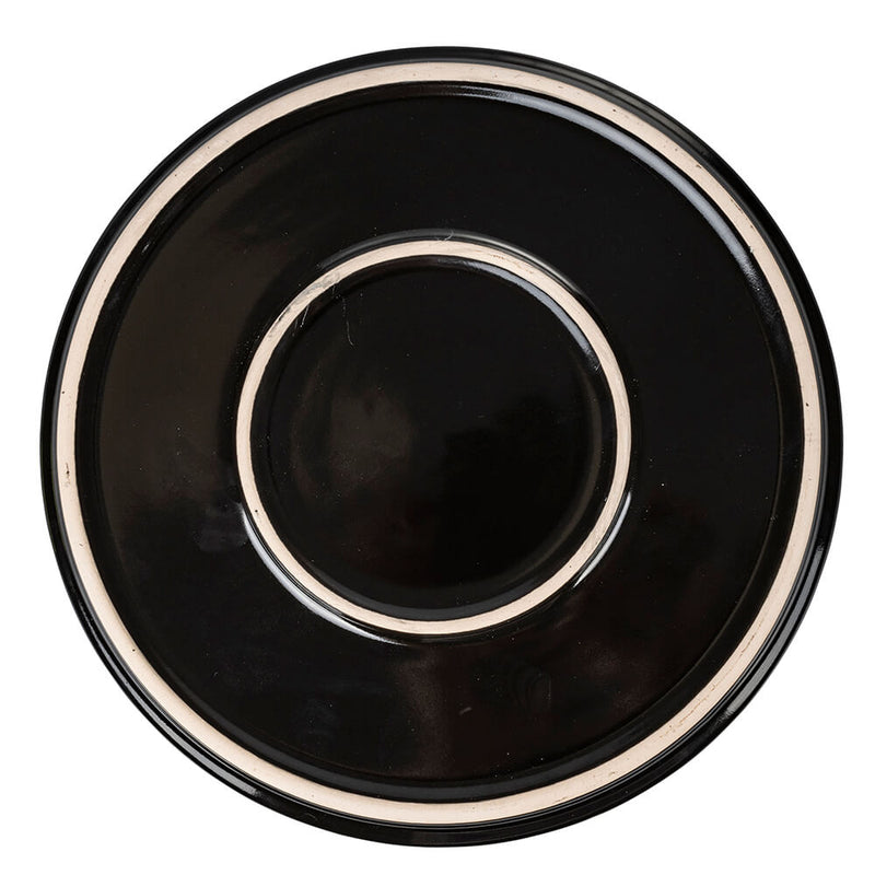 Servizio Piatti da Tavola 12 Pezzi in Gres VdE Tivoli 1996 Gourmet Neri