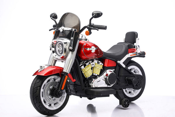 Moto Elettrica per Bambini Cruiser Acceleratore a Manubrio 12V 7Ah Rosso Metallizzato acquista