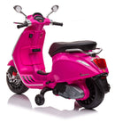 Scooter Elettrico per Bambini Licenza Ufficiale Piaggio Vespa 12V 4,5Ah Rosa       