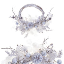 Corona di Natale con Lunaria Ø53 cm Bianco