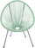 Poltrona da Giardino 72x77,5x85 cm Scooby in Acciaio e PE Verde