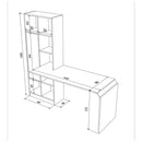 Scrivania con libreria 145x60x169 cm Opus 147