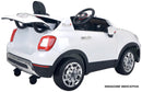 Macchina Elettrica per Bambini 12V con Licenza Fiat 500X Anniversary Rossa