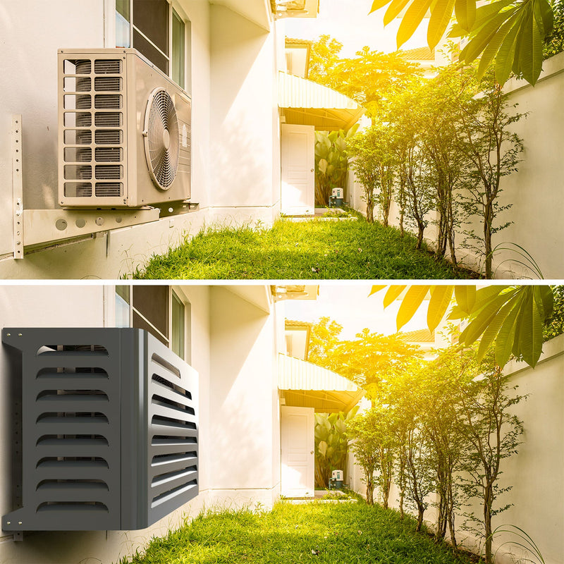 Copri Condizionatore 90x70x52 cm in Alluminio Curve S Antracite