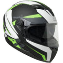 Casco Integrale per Scooter Visiera Lunga CGM Atlanta 308X Verde Fluo