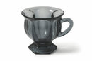 Set 6 Tazzine da Caffè Ø7x6 cm in Vetro Villa d'Este Home Tivoli Cala Lisboa Grigie