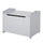 Cassapanca Baule Portagiochi 60x40x48 cm in MDF Grigio