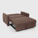 Divano Letto 140x85,5x87 cm in Tessuto Marrone