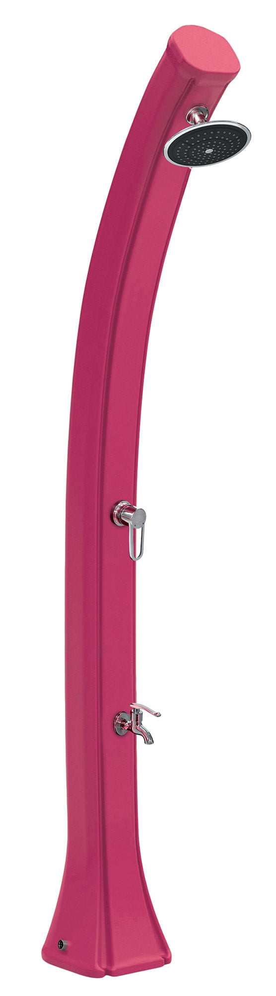 Doccia Solare da Giardino 44L Miscelatore e Lavapiedi Rosa acquista