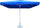 Ombrellone da Giardino 3x3 m Palo Ø48 mm in Alluminio Bianco Lucido Telo in Poliestere Blu