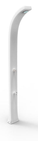 Doccia Solare da Giardino 30L Miscelatore e Lavapiedi Arkema Spring Plus Bianco