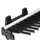 Portacravatte Laterale Estraibile per Armadio 36 Cravatte in Alluminio e Plastica Emuca Anodizzato opaco