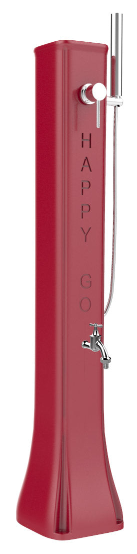 online Mini Doccia Solare da Giardino Lavapiedi Miscelatore e Doccetta Mobile Arkema Happy Go Cherry