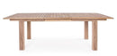 Tavolo da Giardino 180-240x100x77,5h cm Allungabile Maryland