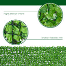 Arella Siepe Artificiale per Balcone e Giardino 300x150 cm in PE  Verde
