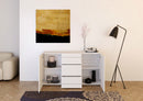 Madia 2 Ante e 3 Cassetti 150x40x83,5 cm Elios Bianco Lucido      