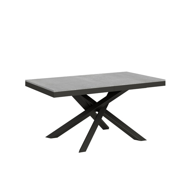 Tavolo Allungabile 160-420x90x77 cm Volantis Evolution Cemento online