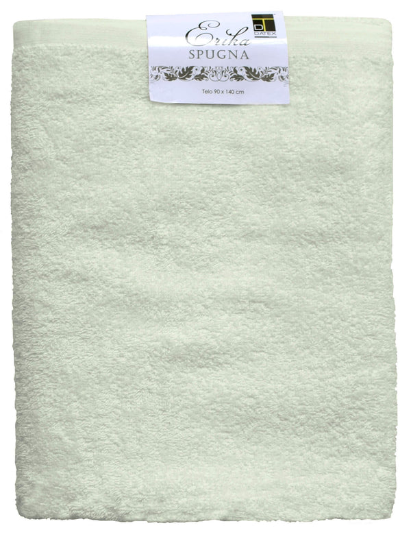 Set Spugna Asciugamani Ospite + Salvietta Erika Verde Chiaro prezzo