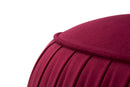 Poltrona Lady Bordeaux 60x55x79 cm in Legno e Spugna e in Ferro e Poliestere Bordeaux e Oro